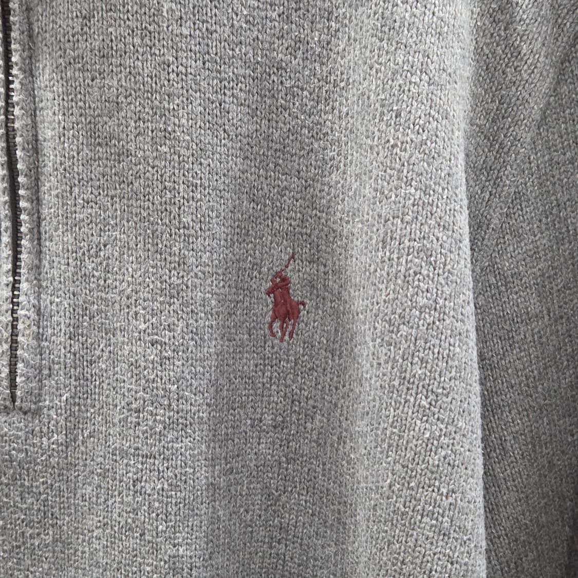 폴로랄프로렌 풀오버 하프집업 코튼 니트 L 상품이미지2