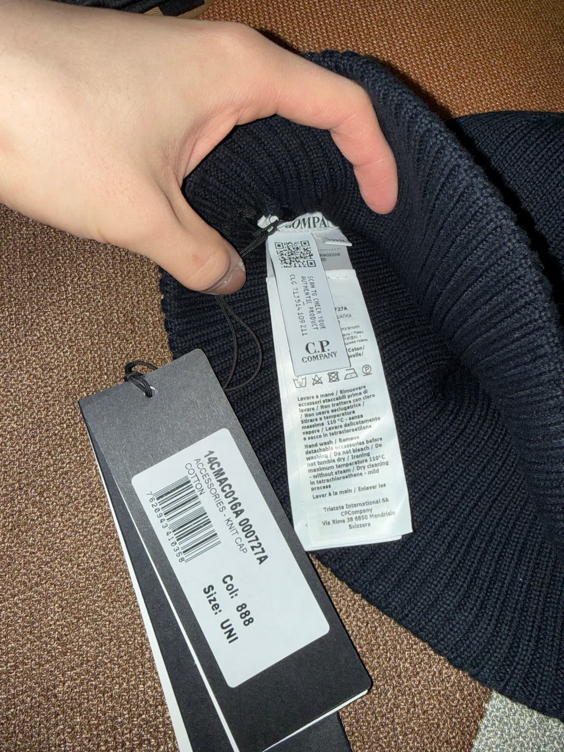 C.P. Company Extra Fine Goggle Beanie 상품이미지3