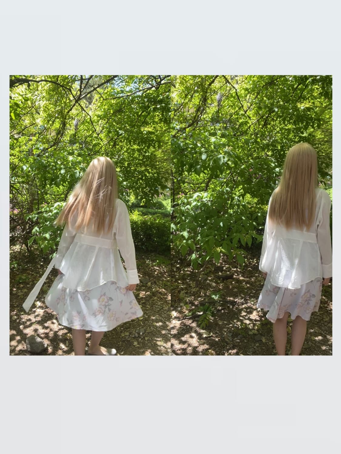 White Tied Shirt 화이트 끈 셔츠 상품이미지2