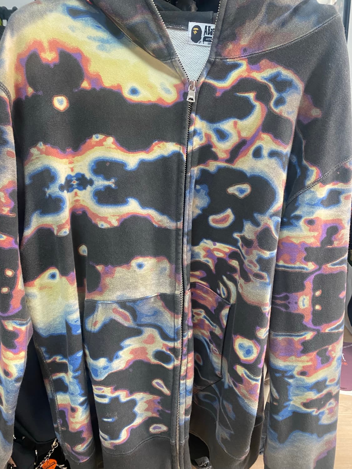 베이프 서모그래피 후드집업 상품이미지3