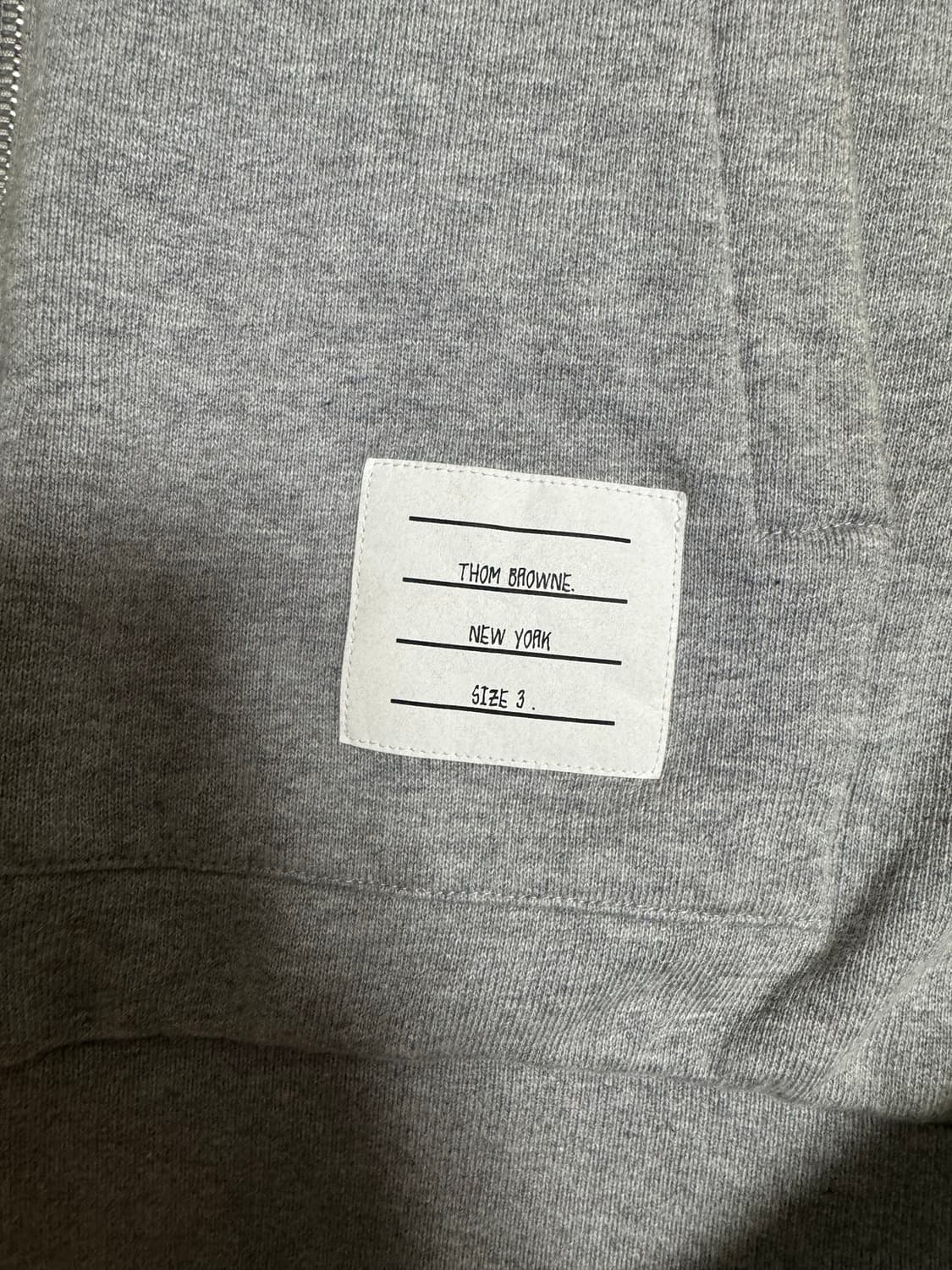 톰브라운 백삼선 스프라이트 후드집업 3사이즈 그레이컬러 상품이미지2