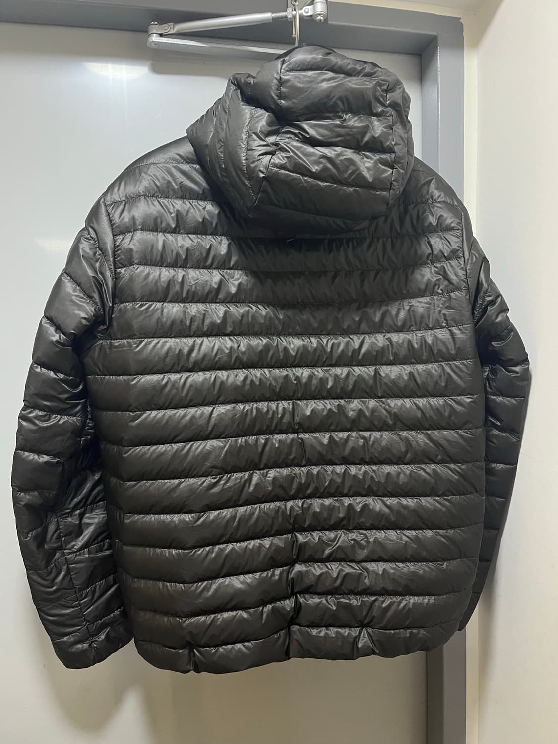 [M] 무탠다드 시티 레저 시어 립스탑 후디드 라이트 다운 재킷 상품이미지5