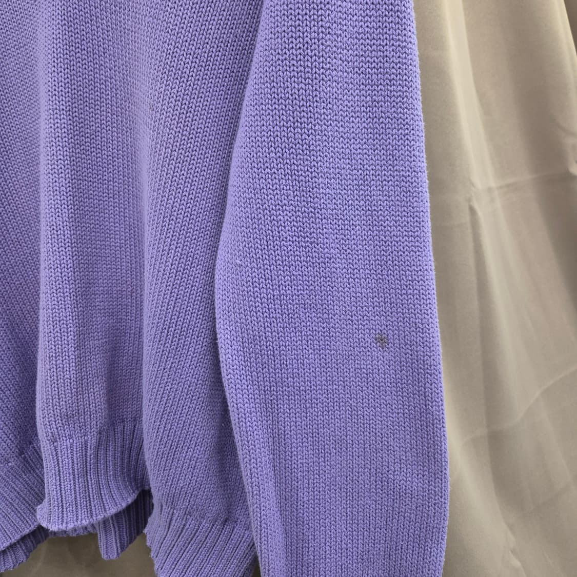 폴로 랄프로렌 브이넥 니트 퍼플 상품이미지4