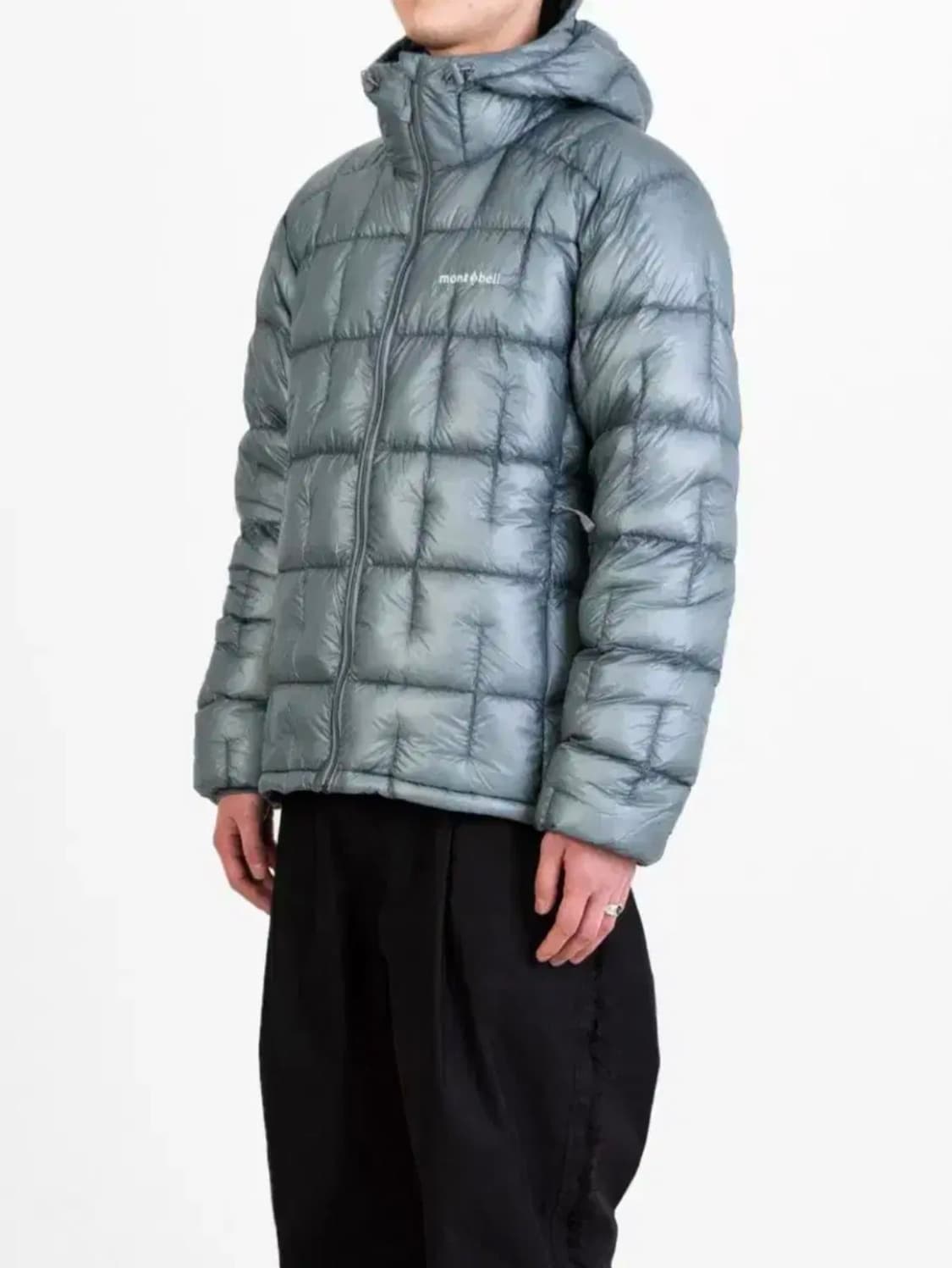 [XL] 몽벨 플라즈마 1000 알파인 구스 다운 파카 패딩 라이트그레이 상품이미지5