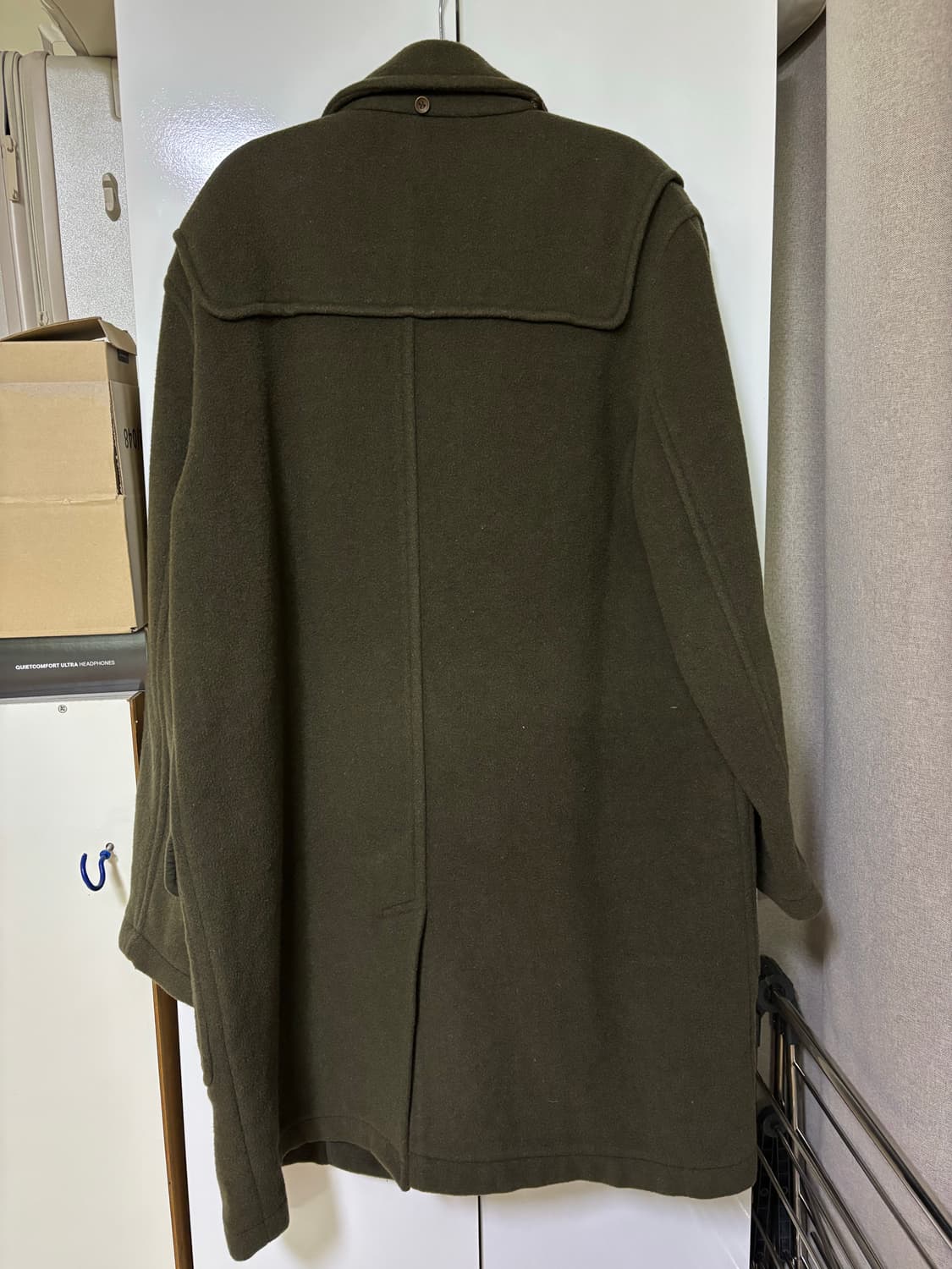 Lee 카키색 빈티지 더플코트 롱코트 상품이미지5