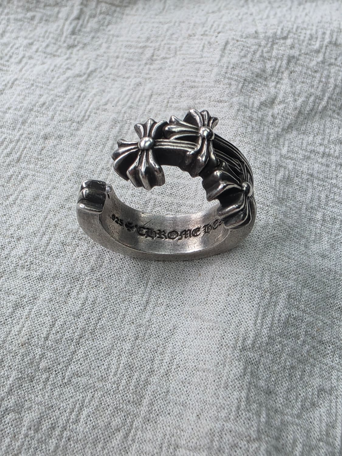 크롬하츠 3ch 라운드링 us9호 판매합니다. 상품이미지6