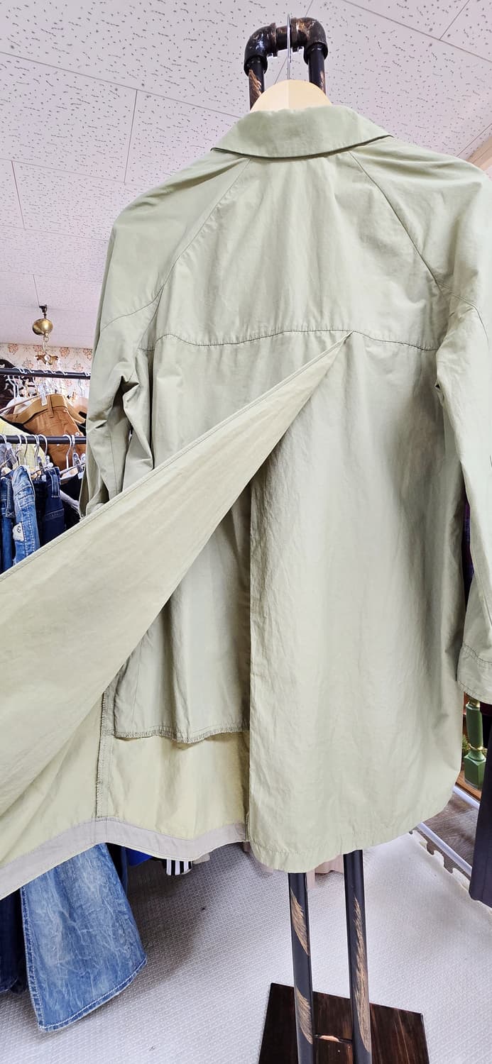 [S] 리스트 카키 셔츠형 바람막이 자켓 상품이미지4