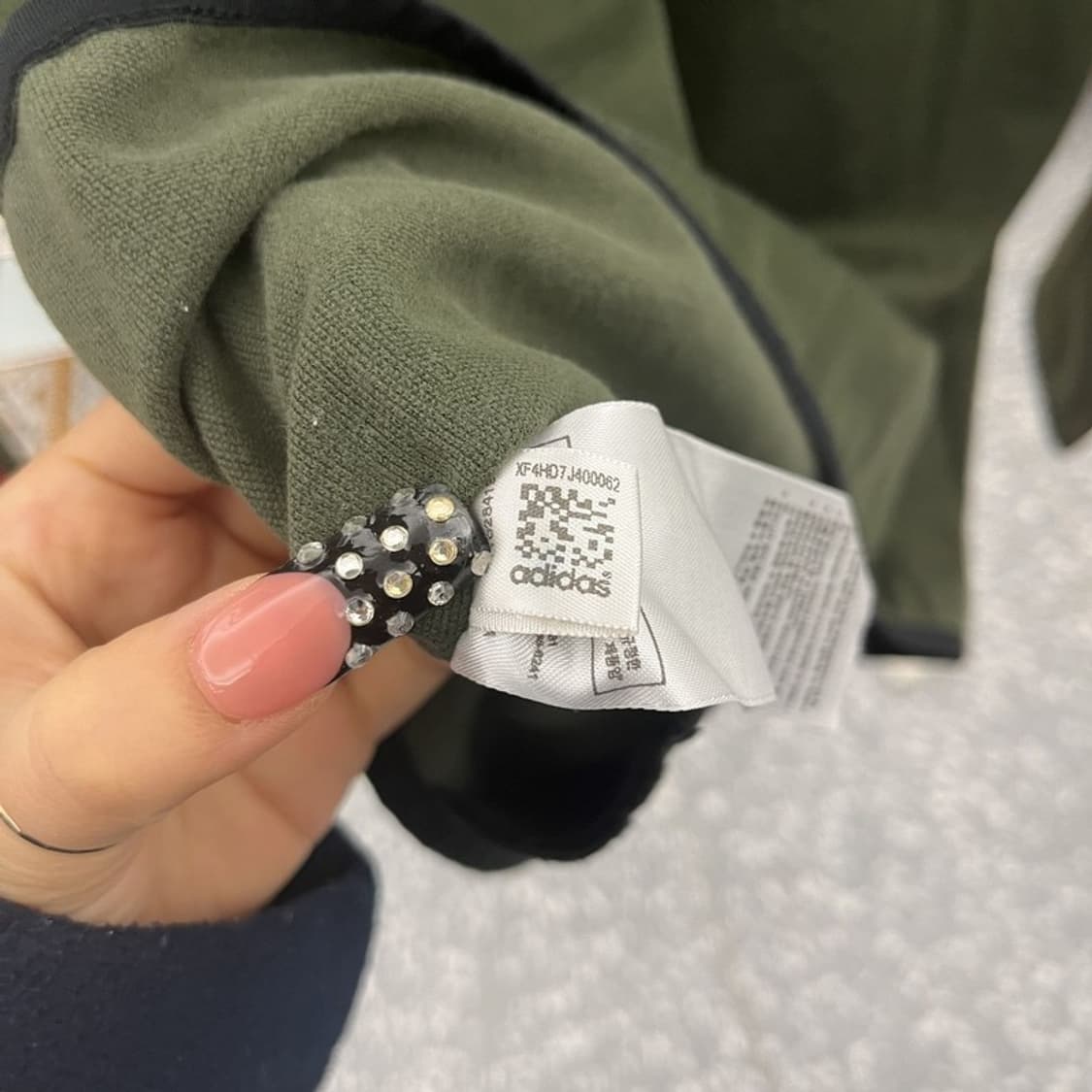 아디다스 올드스쿨 빈티지 레트로 말차카키 져지 집업 95 C10572 상품이미지7