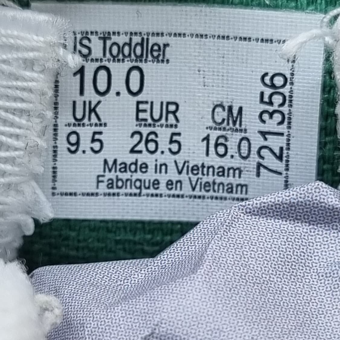 반스 트리케라톱스 아동운동화 160 상품이미지6