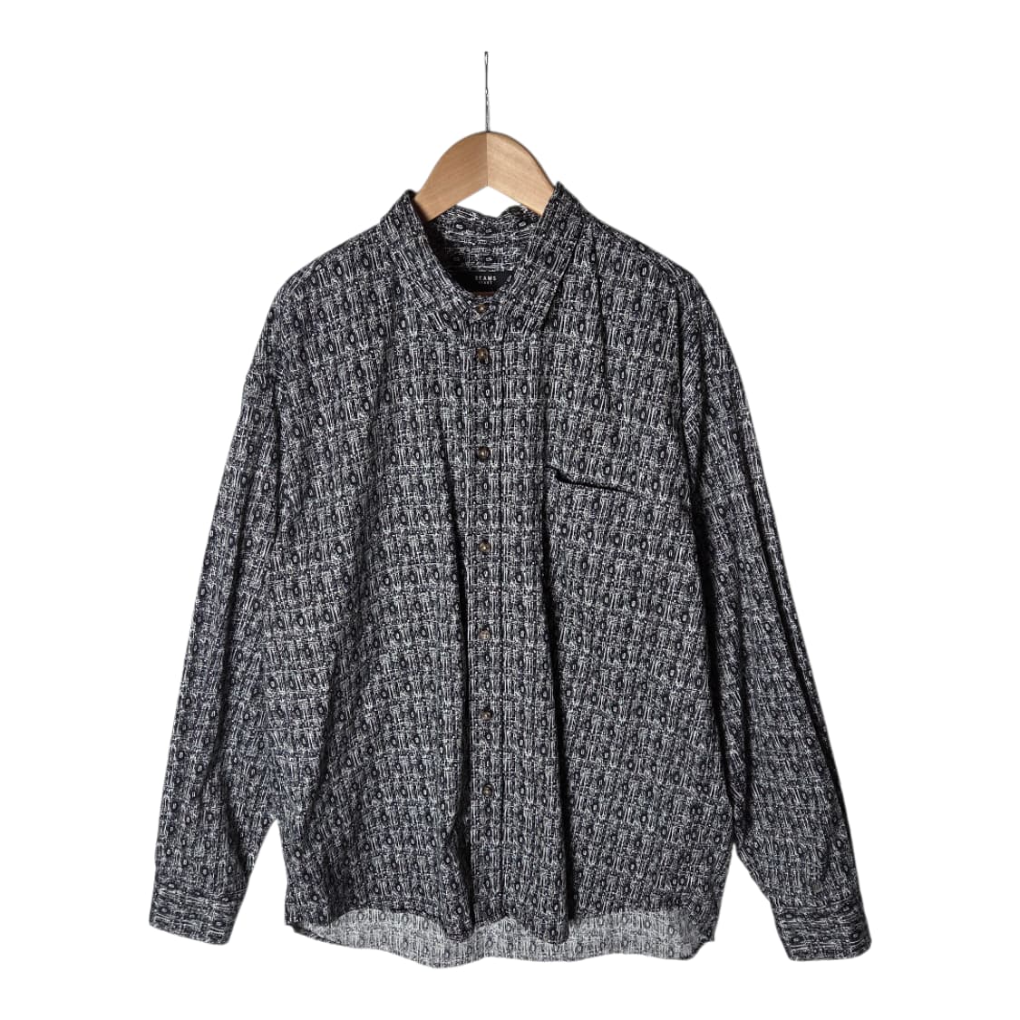 [Beams heart] 빔즈 자카드 패턴 셔츠 상품이미지1