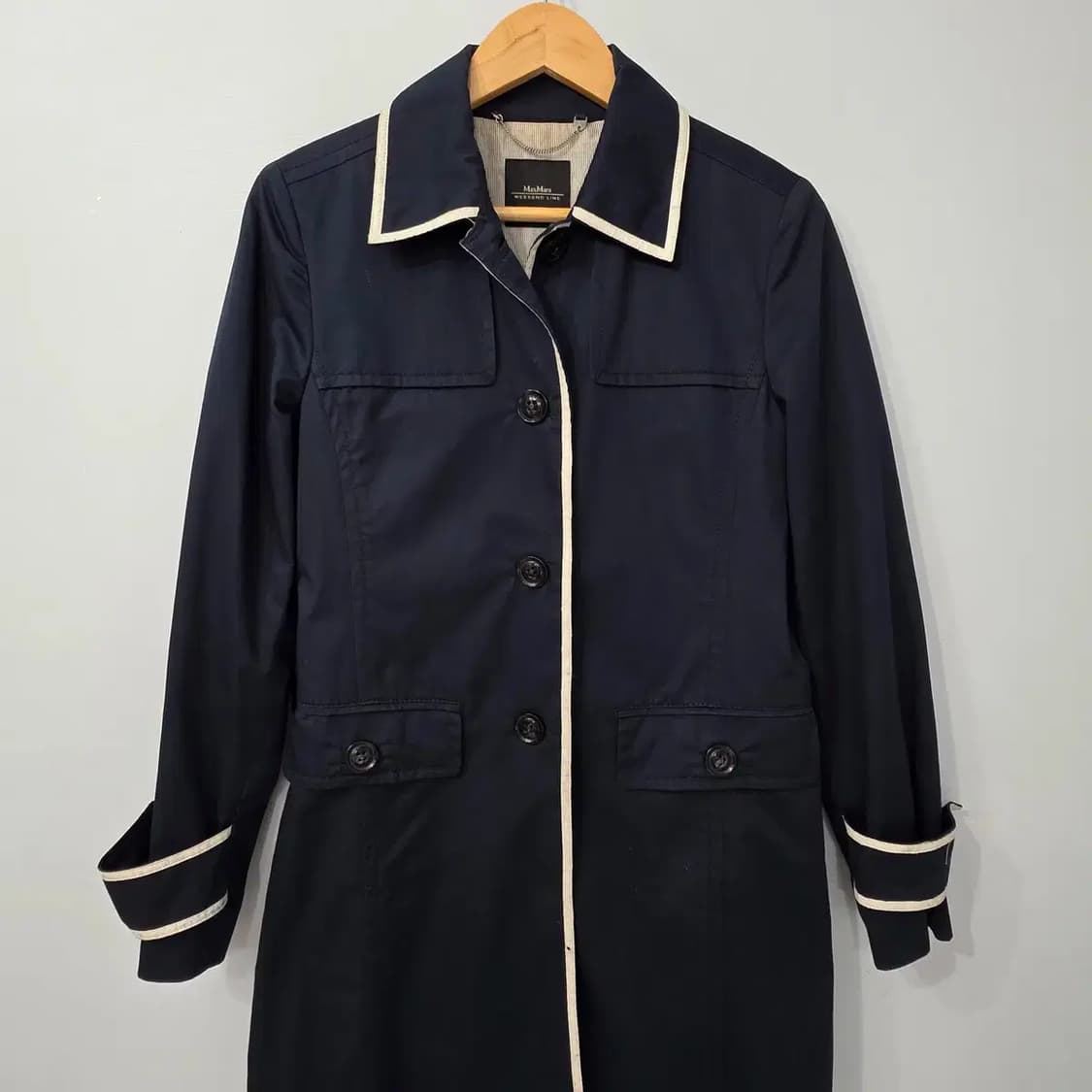 MaxMara 막스마라 위켄드 라인 네이비 트렌치 코트 55 상품이미지1