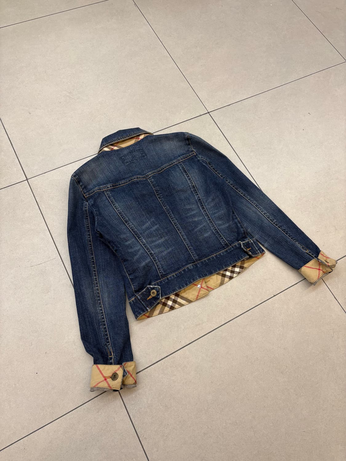 [ 38 ] 버버리 노바체크 라이닝 데님자켓 상품이미지8