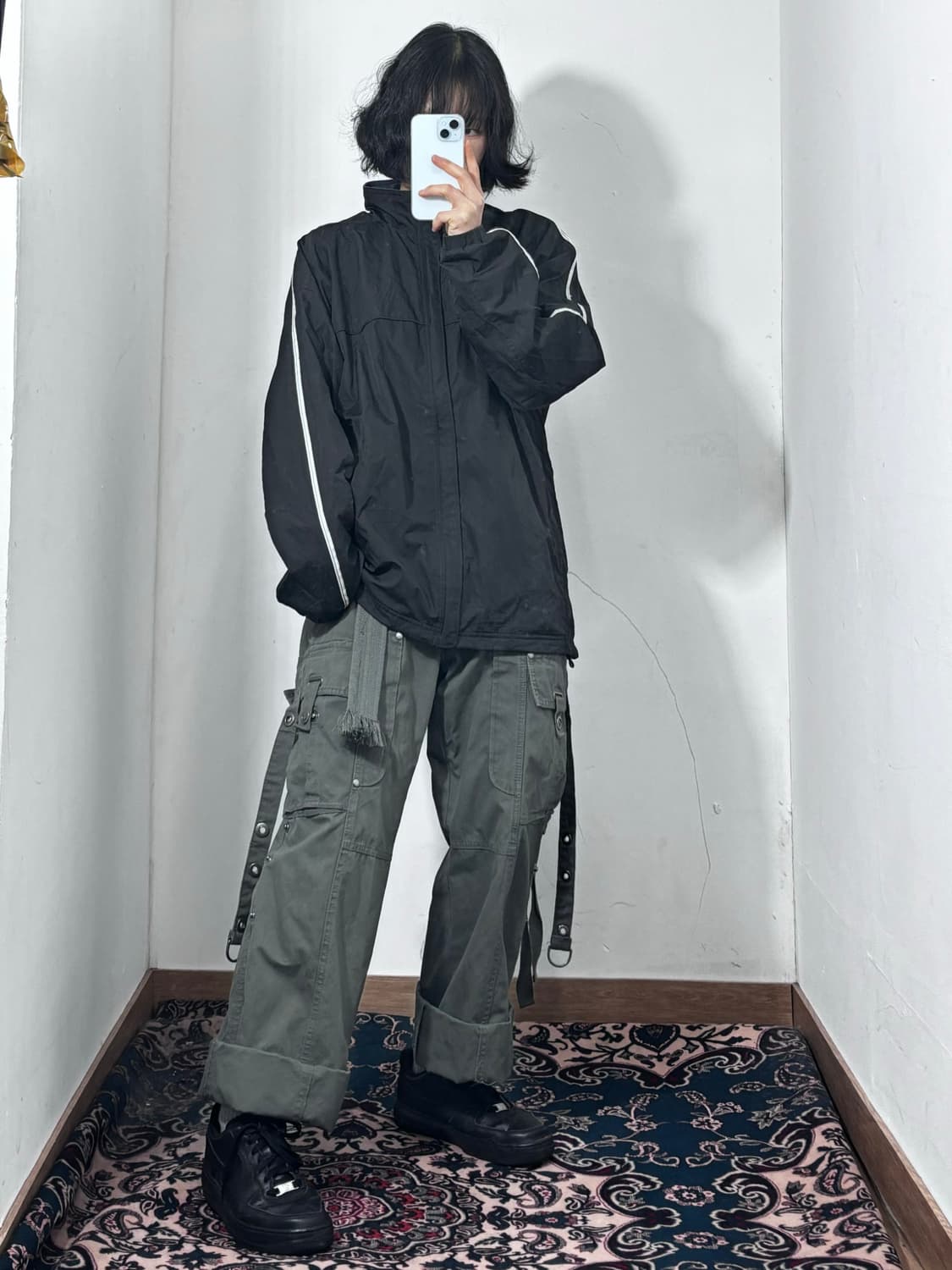 챔피온 블랙 바람막이 상품이미지2