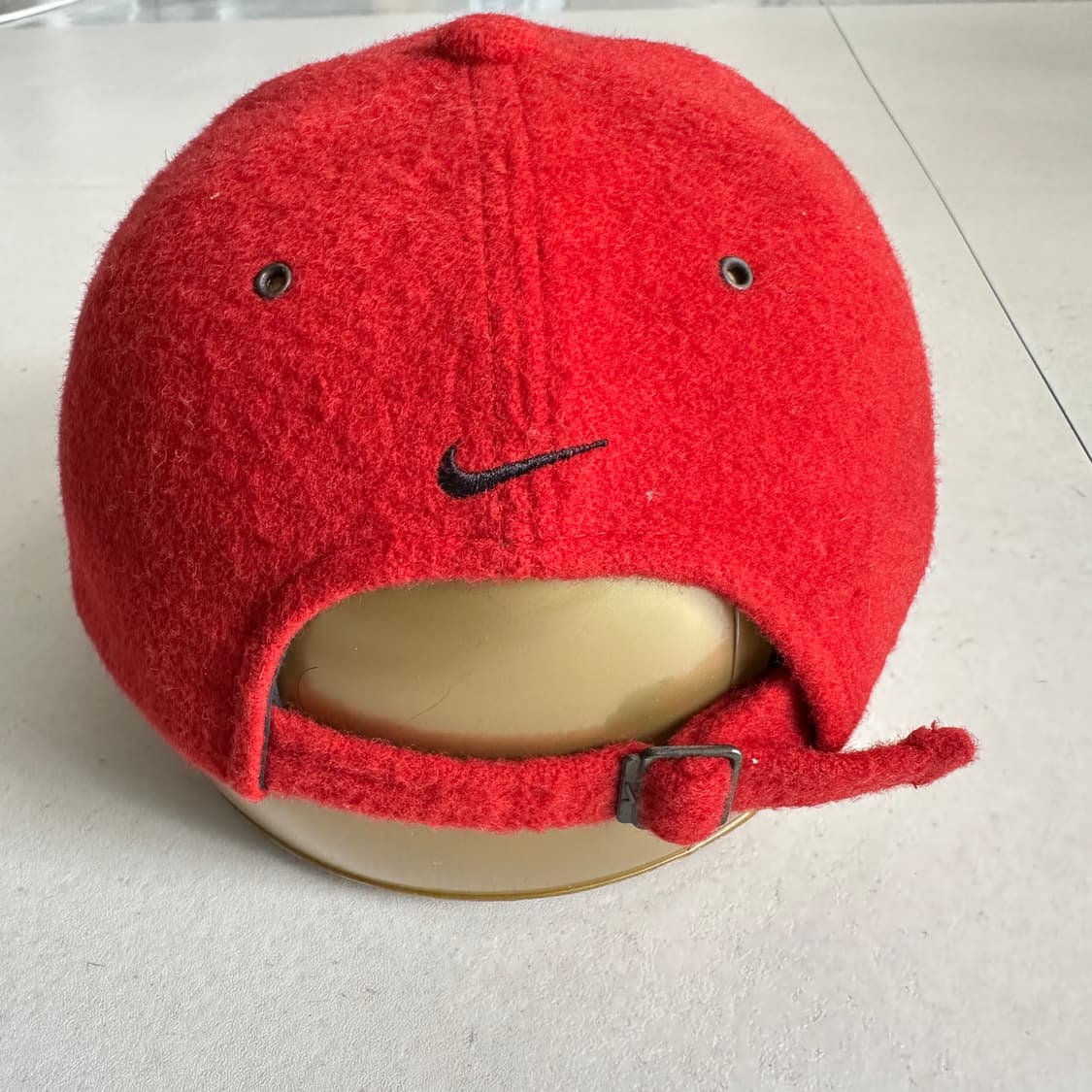 90년대 나이키 빈티지 울 혼방 캡 레드 (F9YSK)  상품이미지3