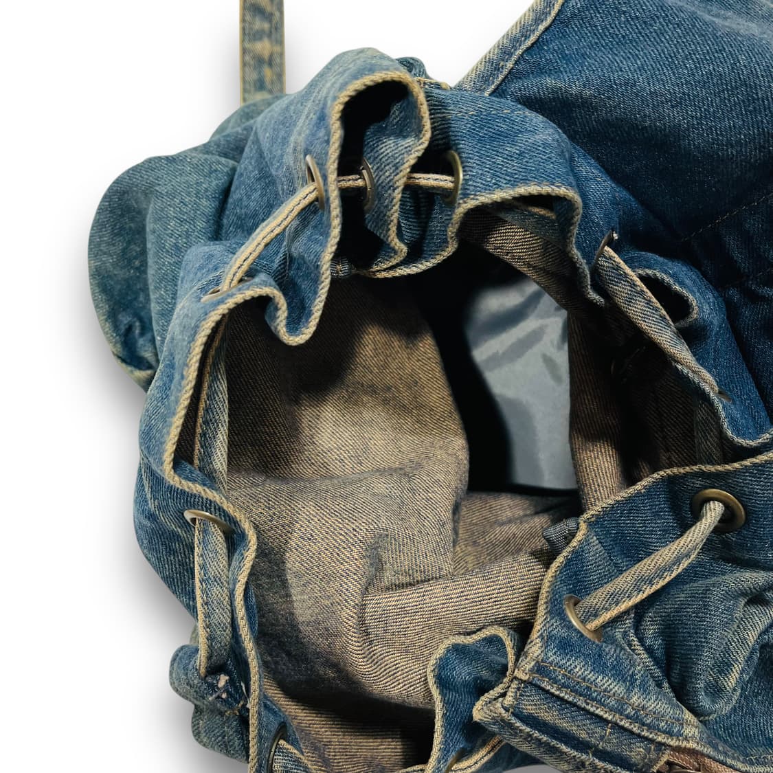 O/RANSON denim washed vintage backpack 상품이미지6