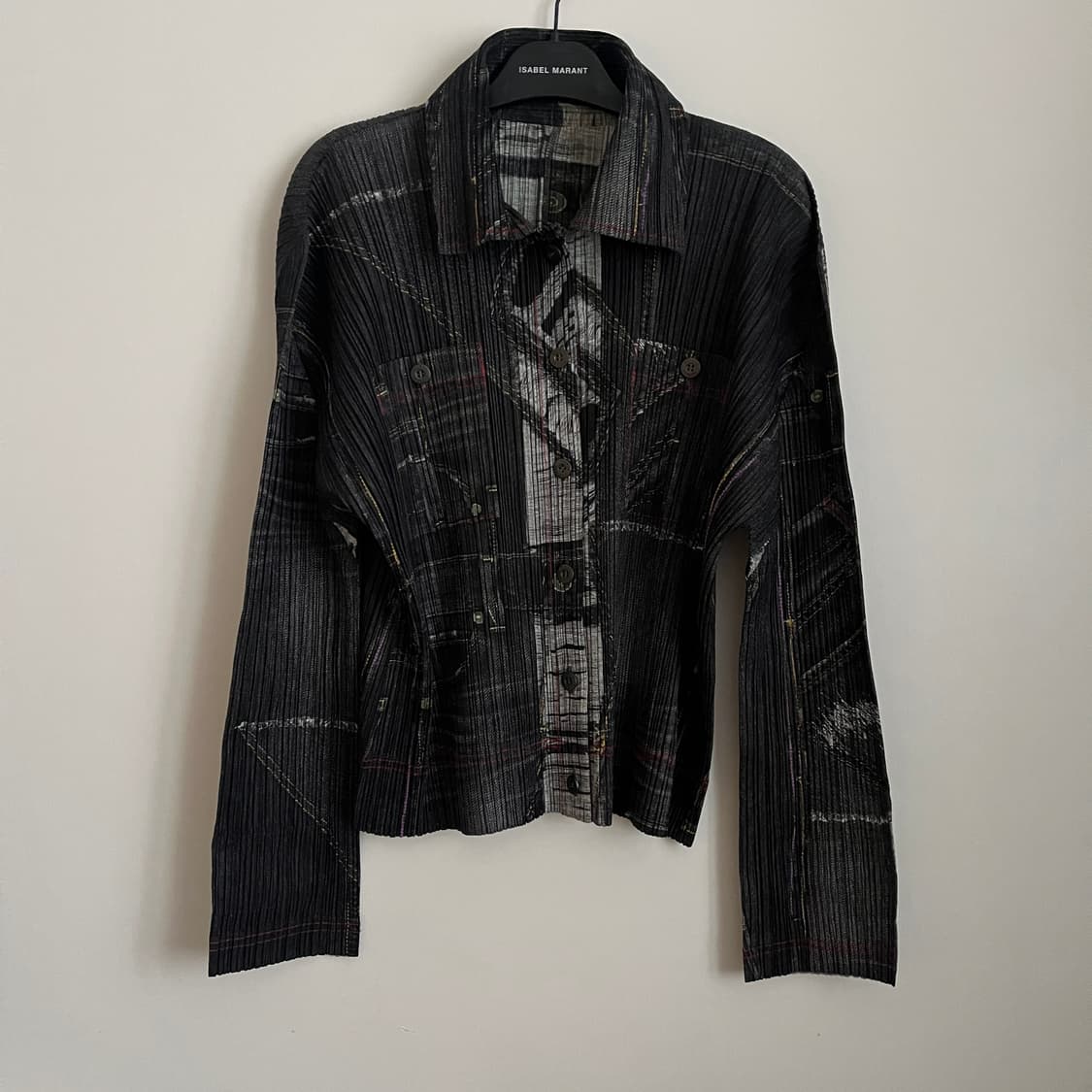 이세이미야케 데님 프린트 탑 상품이미지1