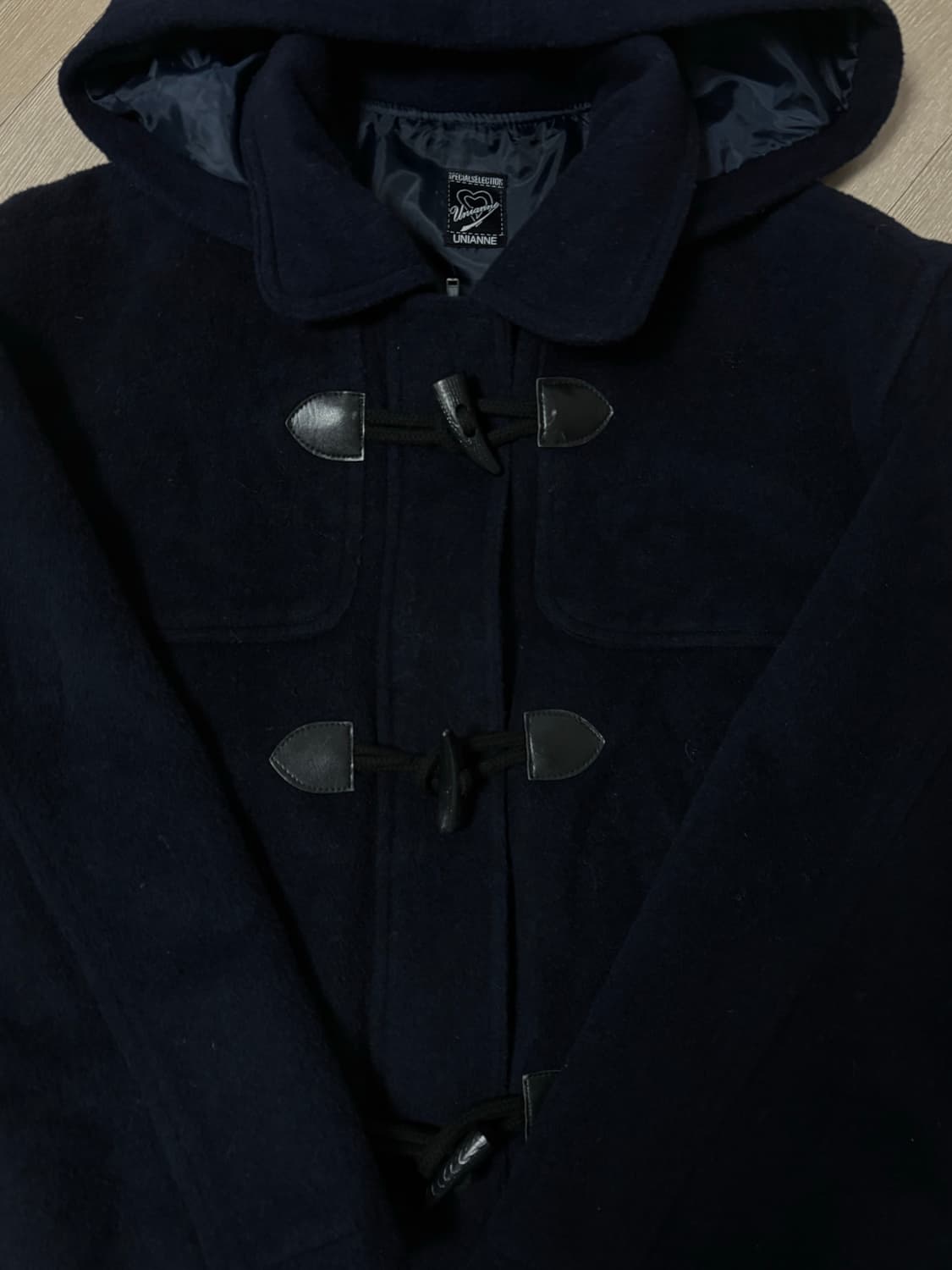 떡볶이코트 후드코트 빈티지 겨울코트 모리걸 상품이미지4