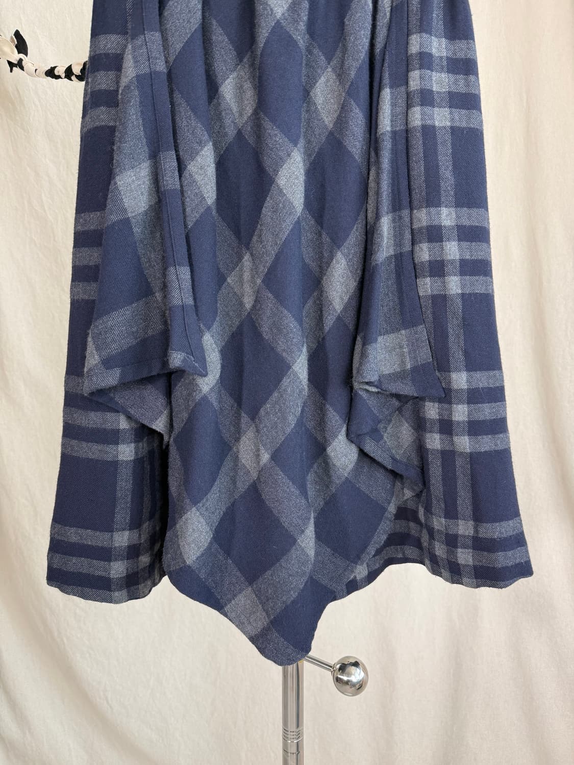 Comme des Garcons 체크 울 스커트 상품이미지4