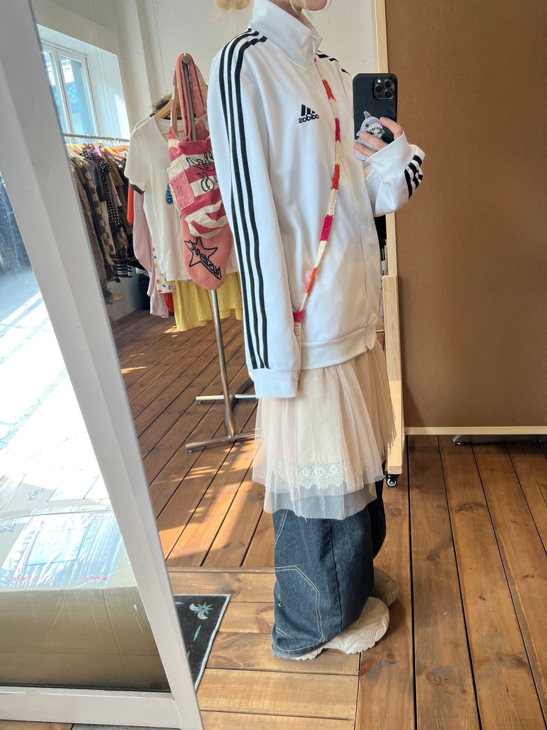 아디다스 화이트 블랙 져지  상품이미지2