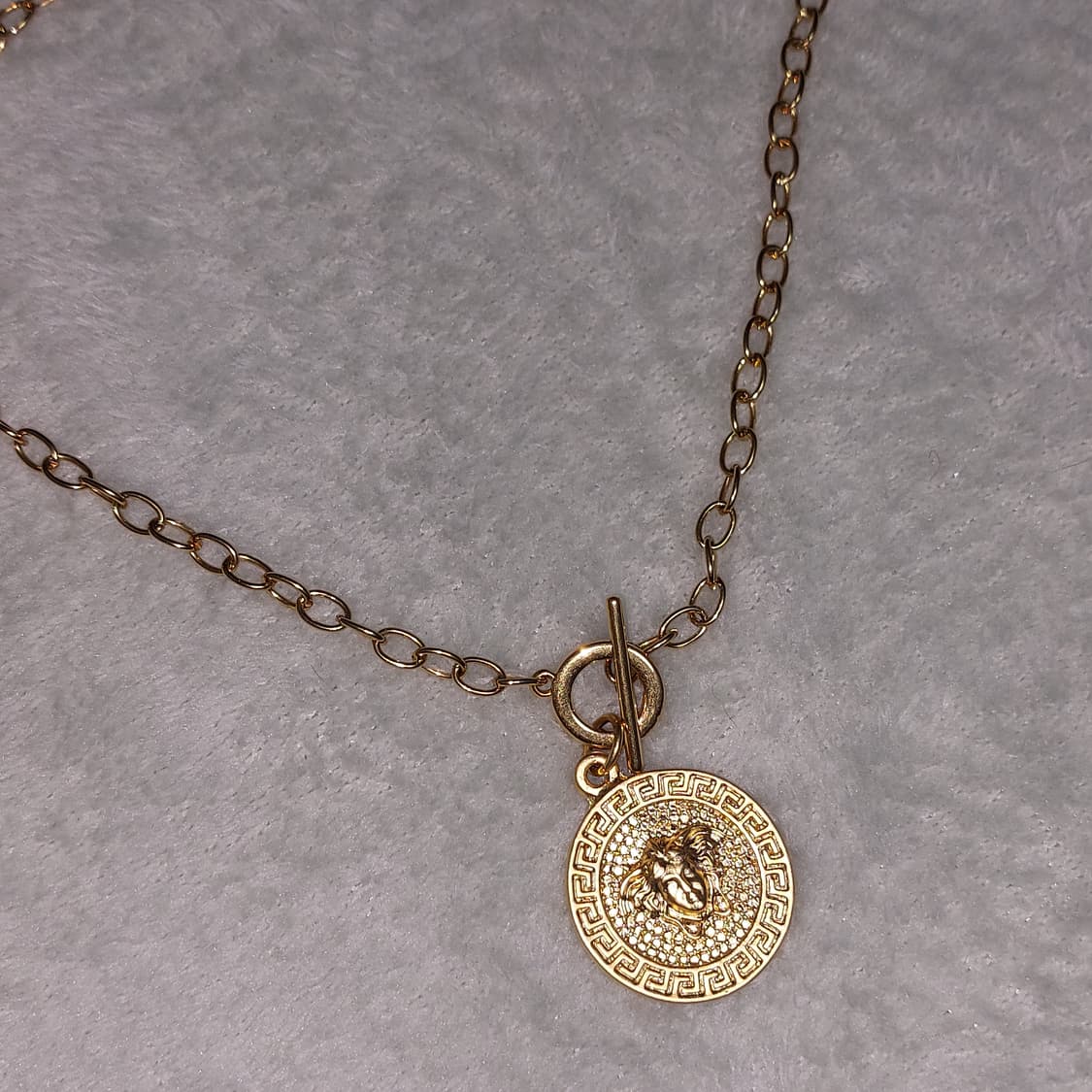 펑크 모리걸 보헤미안 히피 오리엔탈 금색 펜던트 목걸이 상품이미지1