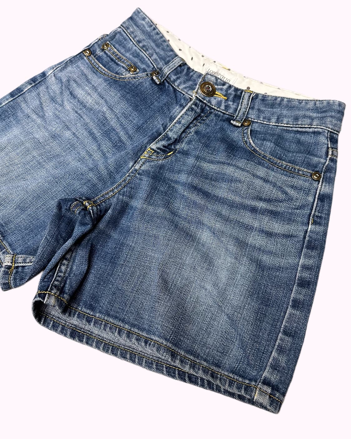 ribbon pocket denim shorts 상품이미지3