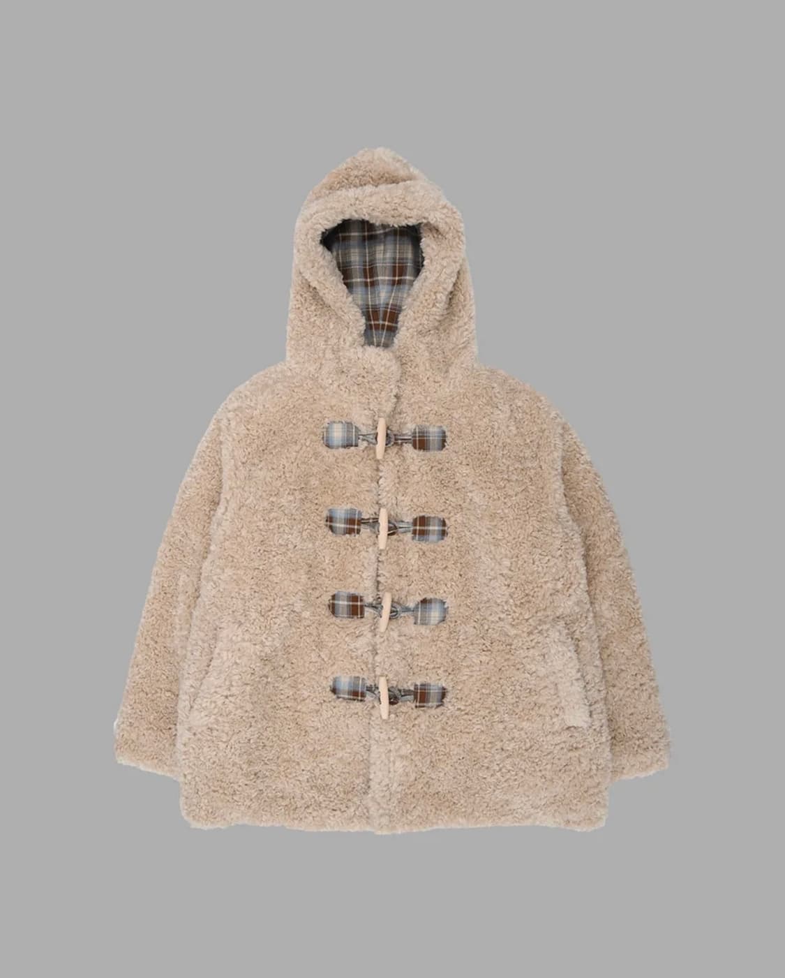 더뮤지엄비지터 뽀글이 / FUR JACKET (BEIGE) 상품이미지1