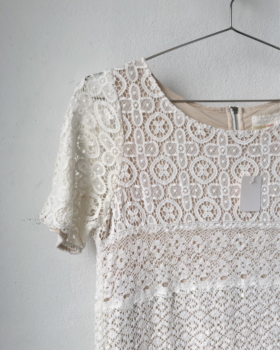 Filet pattern mixed onepiece 상품이미지4