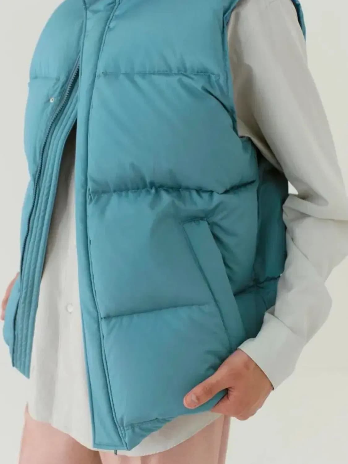 오라리 패딩 조끼 상품이미지3