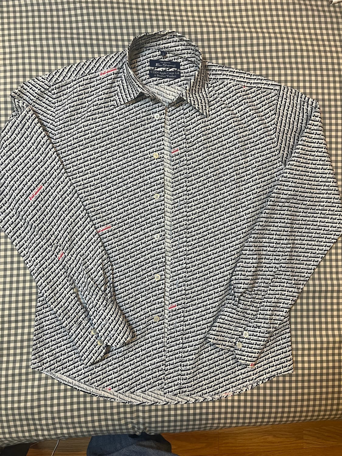 2004 벤셔먼 비틀즈 베스트 앨범 셔츠 상품이미지5