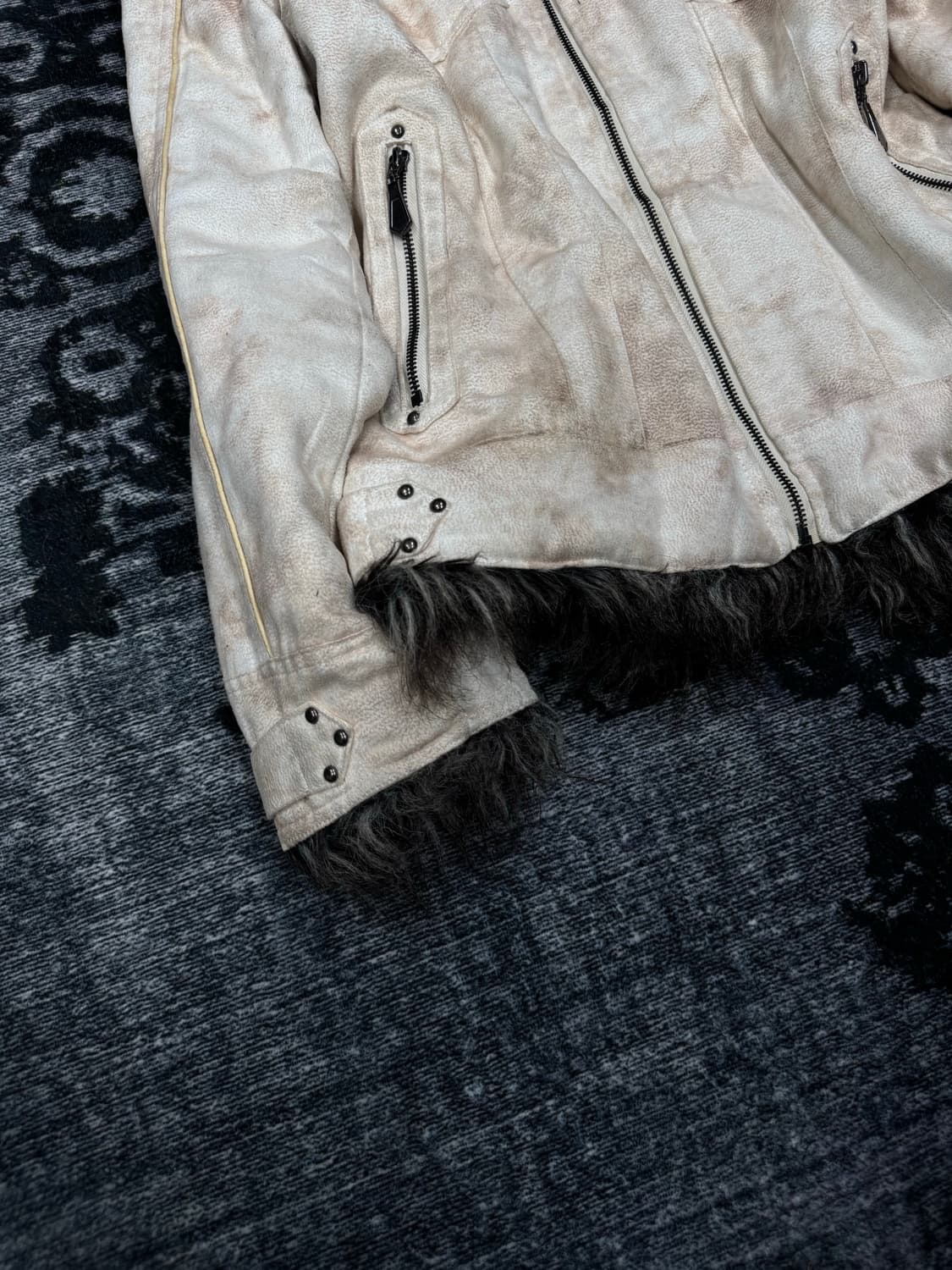 Scissors 00s vkei trimming fur jacket 상품이미지4