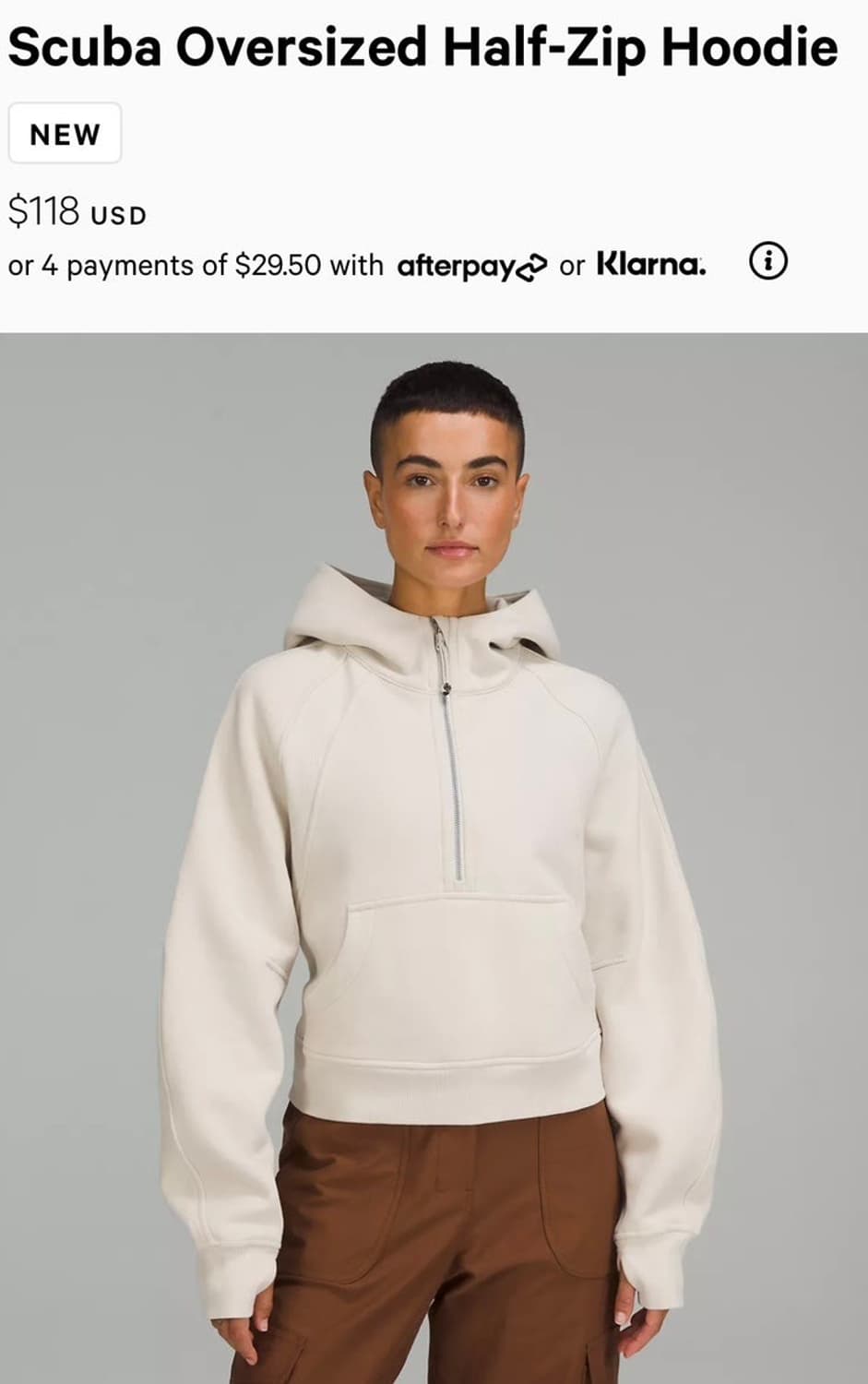 룰루레몬 스쿠바 하프집 후드집업 상품이미지1