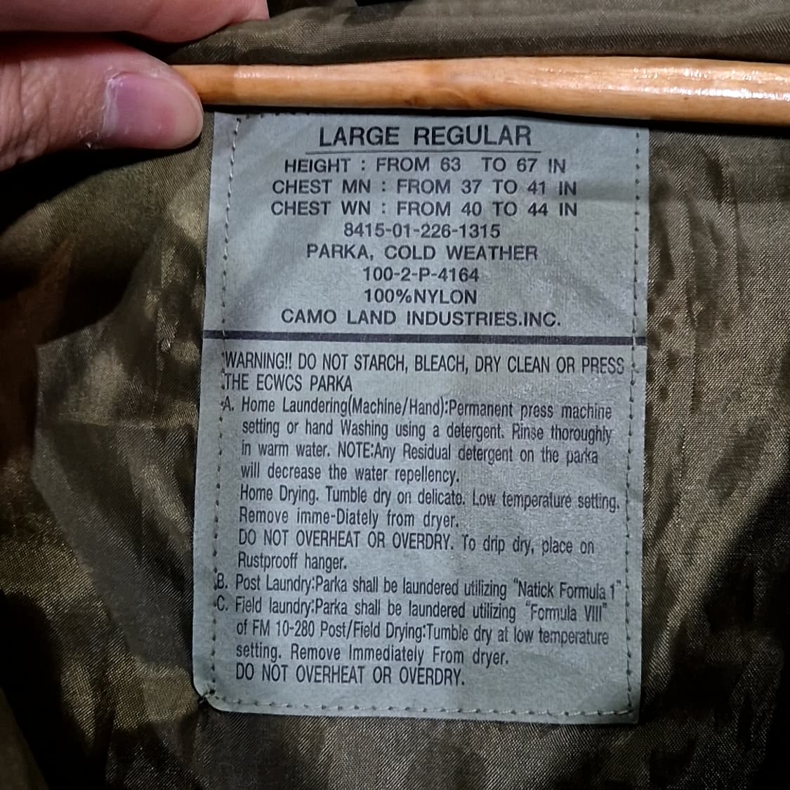 CamoLand 카모랜드 우드랜드 자켓 상품이미지3