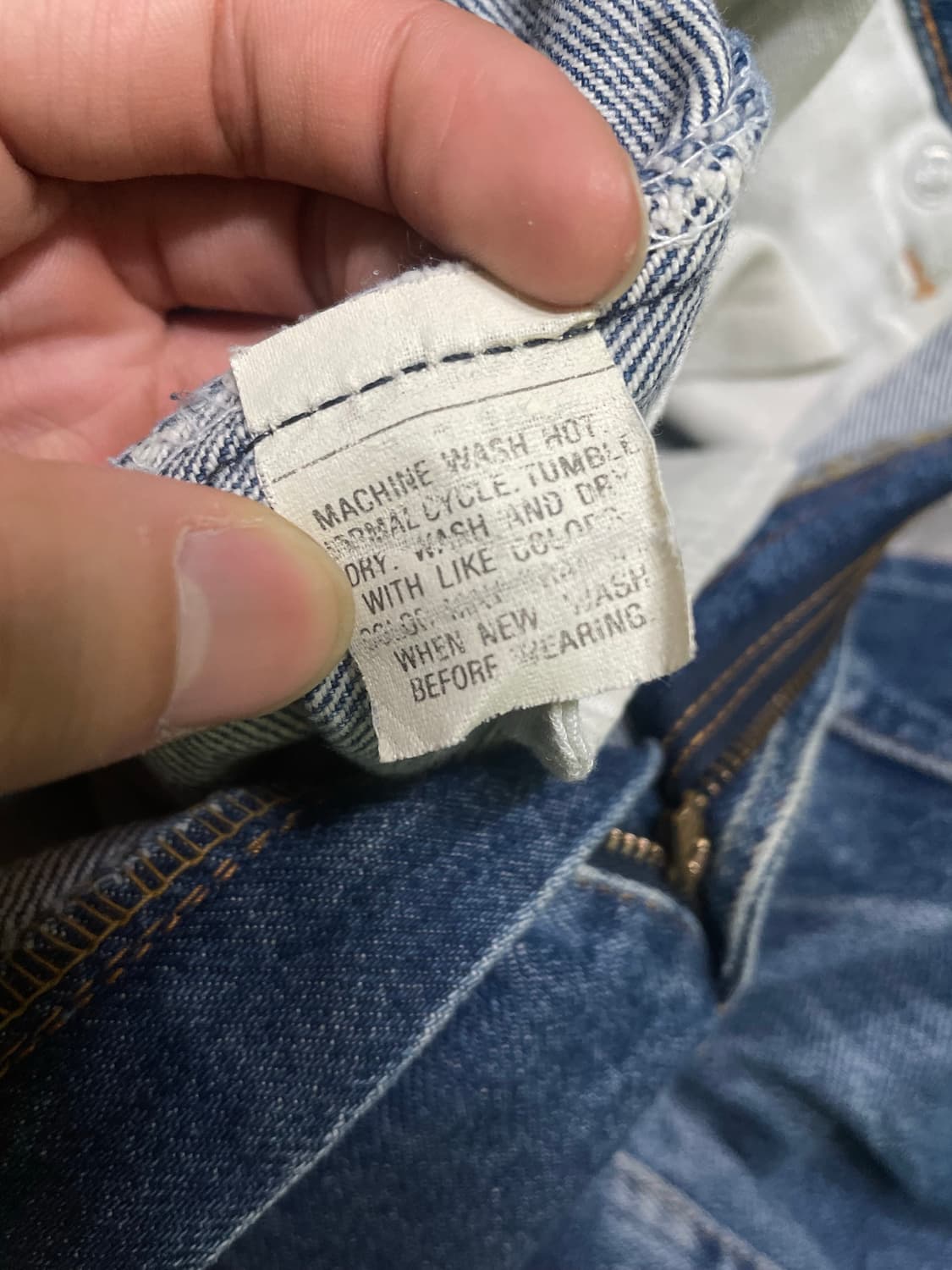 80s USA 리바이스 505 데님 팬츠(페이딩 예술) 29추천 상품이미지4