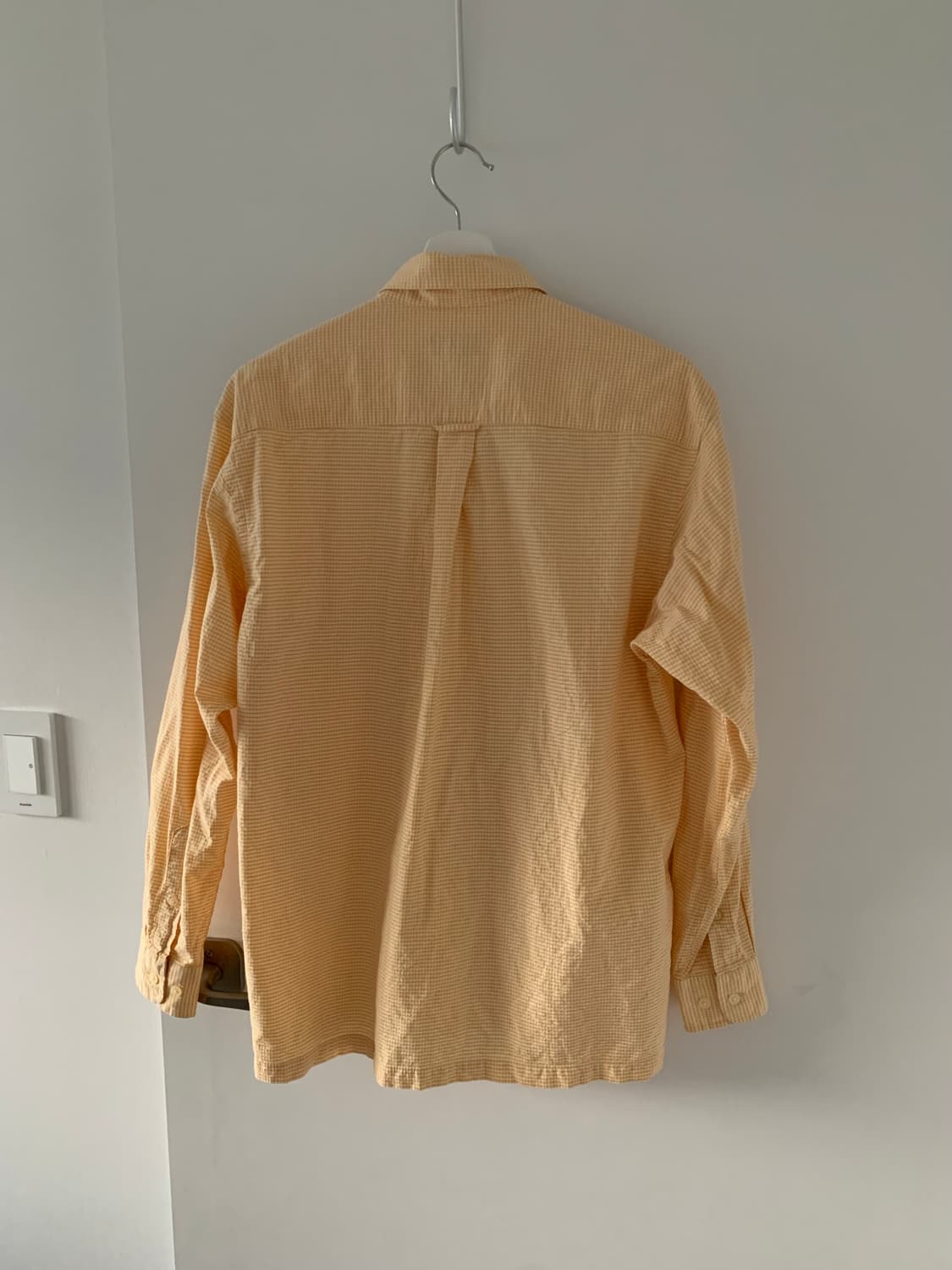 노랑 체크 셔츠 상품이미지5