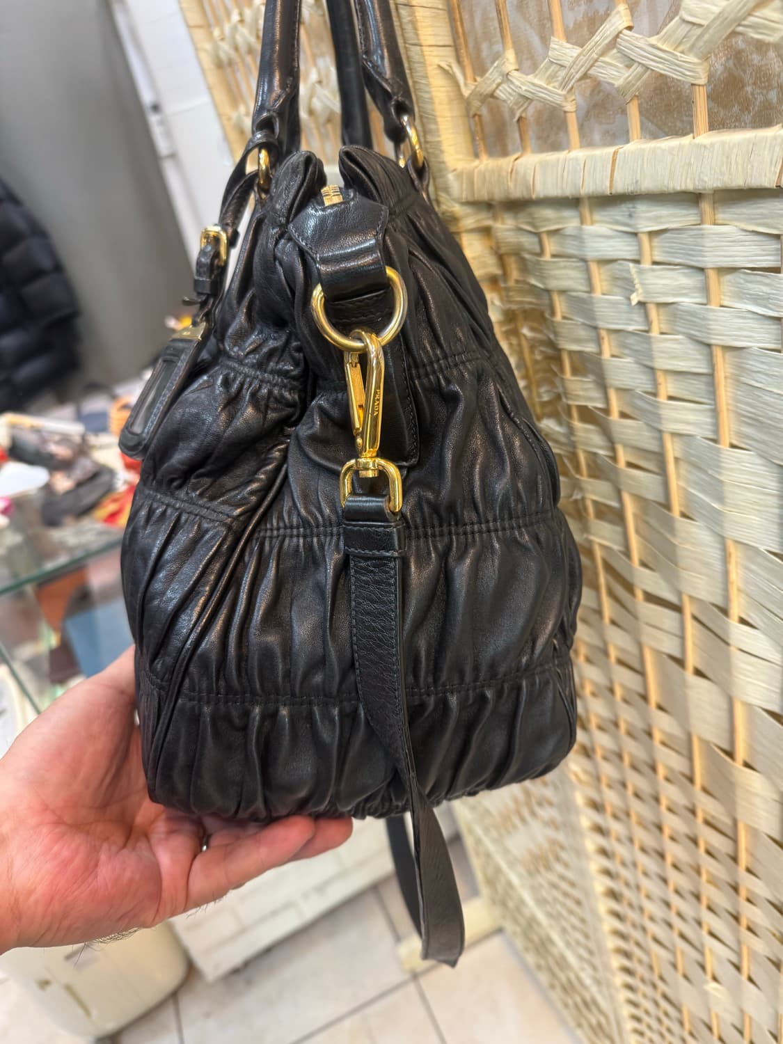 정품 프라다 고푸레 2way백 팝니다 상품이미지3