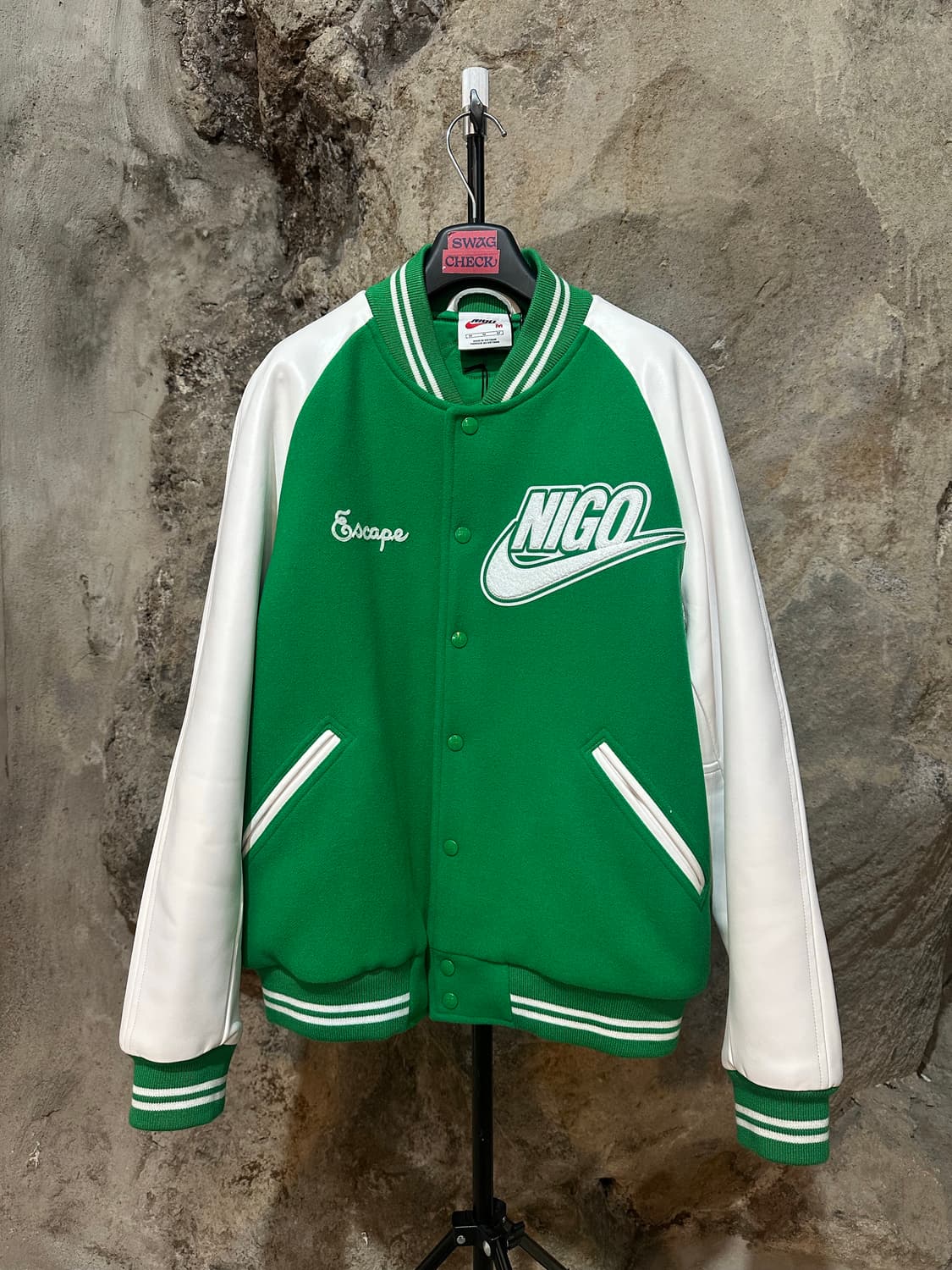 나이키 x 니고 바시티 자켓 그린 새상품 상품이미지2