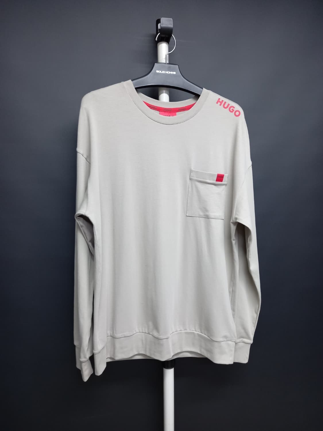 새 휴고 보스 남성 춘추 박시핏 티셔츠 90-100 상품이미지3