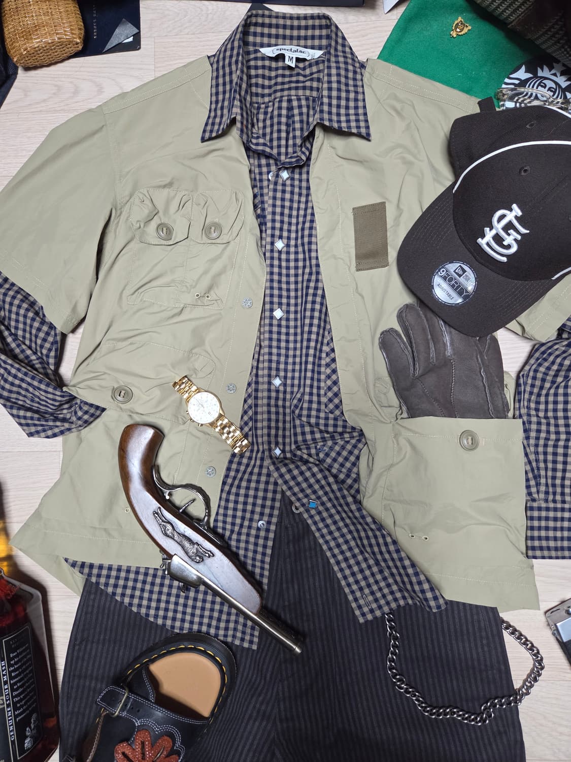 (새상품)PENFIELD USA 아웃도어 고프코어 퍼티그 반팔 셔츠 필드 상품이미지1