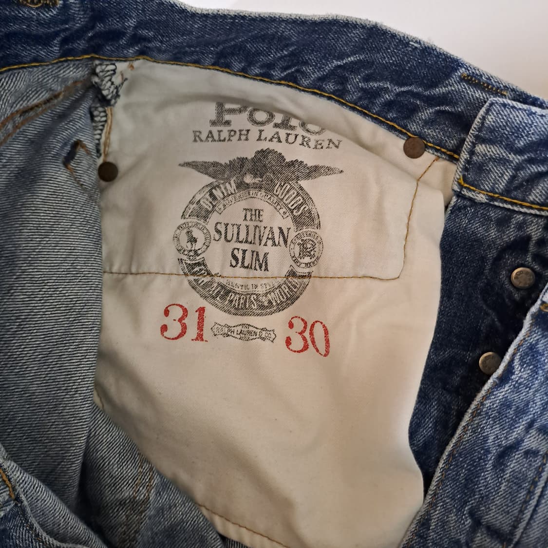 (택포) 폴로 랄프로렌 해골 자수 데님팬츠 31 A971 상품이미지8