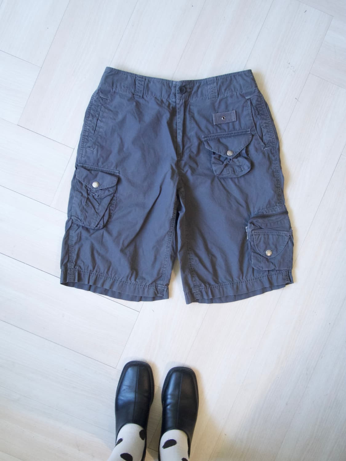 [BASIC HOUSE] gray cargo short 상품이미지1