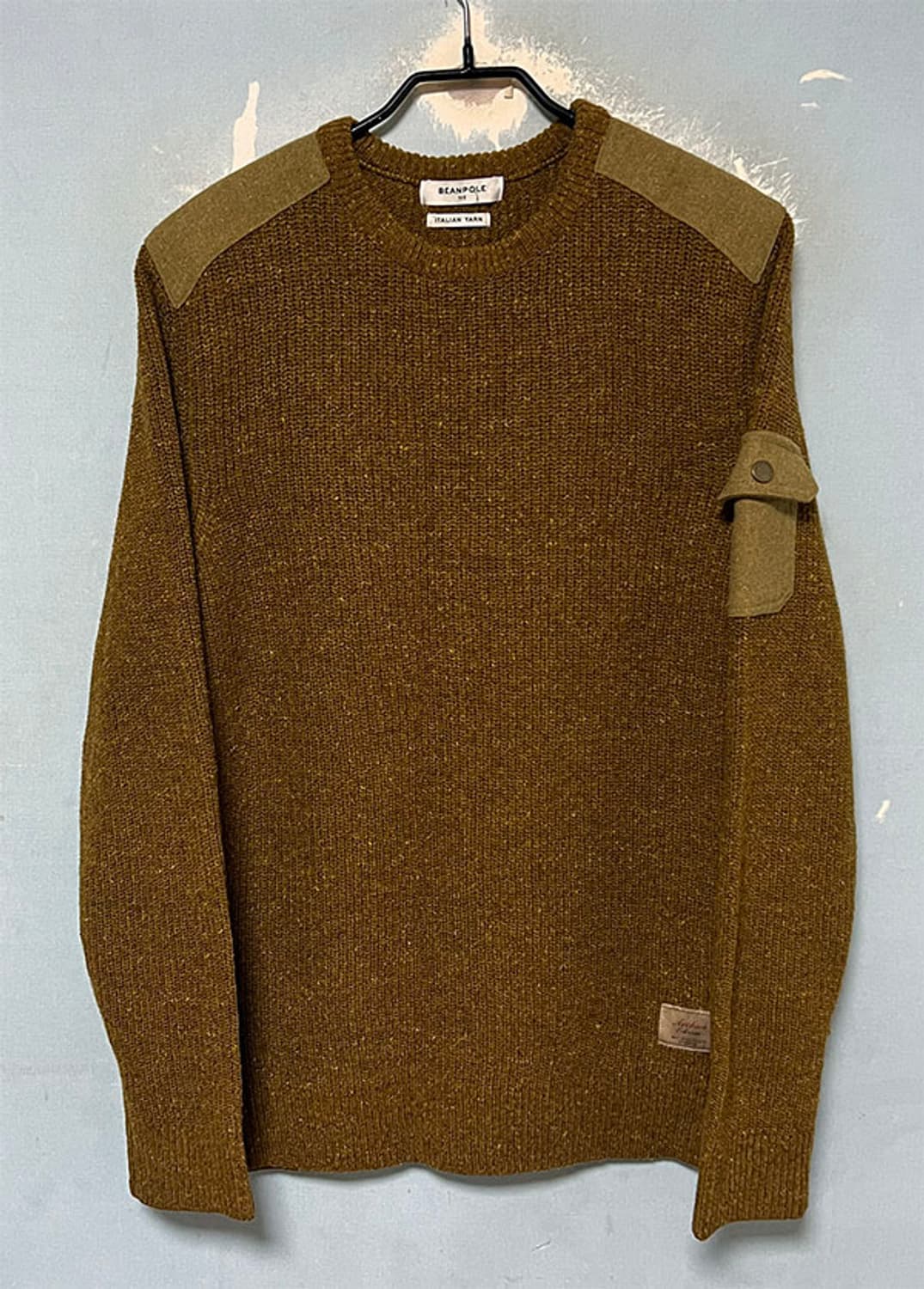 빈폴 남자 골지니트 암포켓 겨울 캐주얼 L 100 상품이미지1