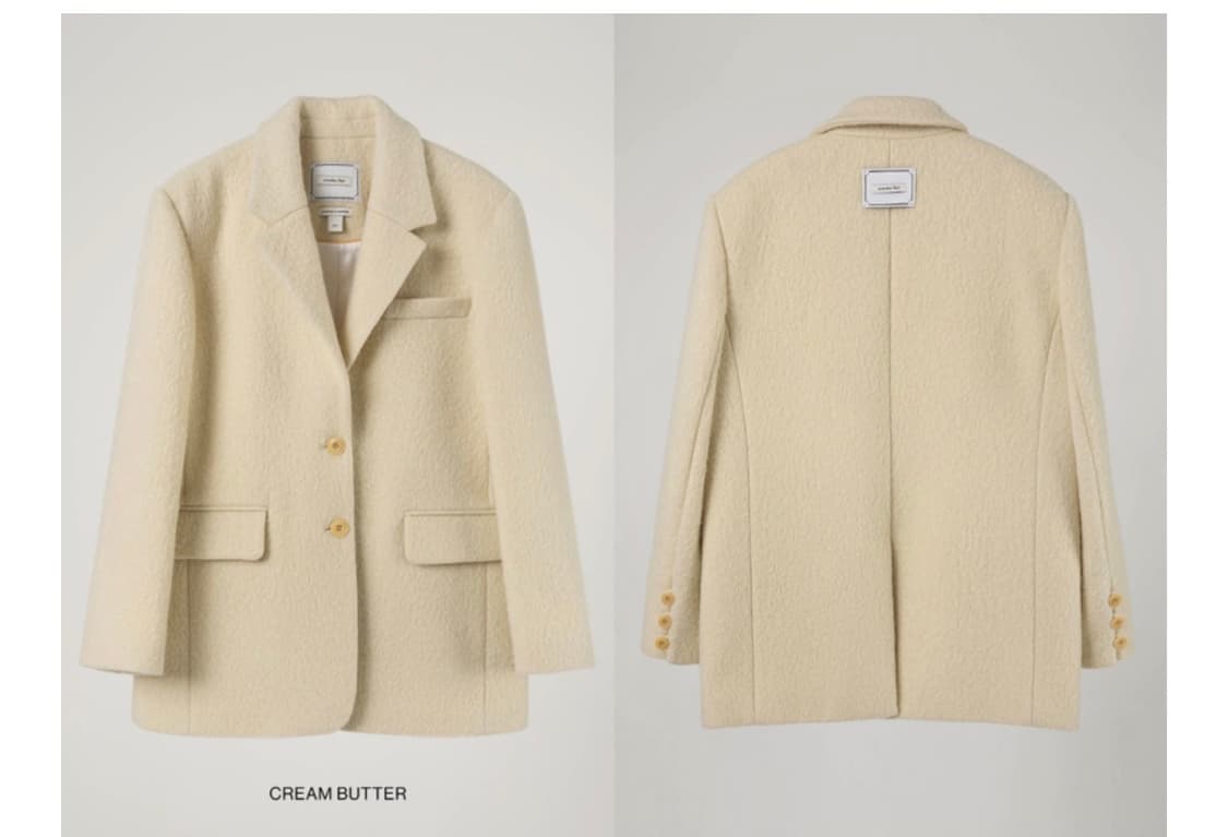 오버듀플레어 코지 울 자켓 상품이미지6