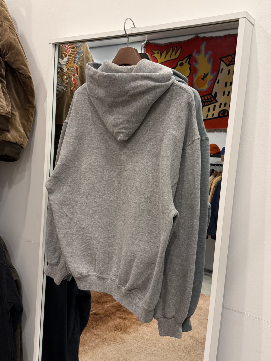 00s Russell 러셀 BASEBALL 스웻 후드 상품이미지4