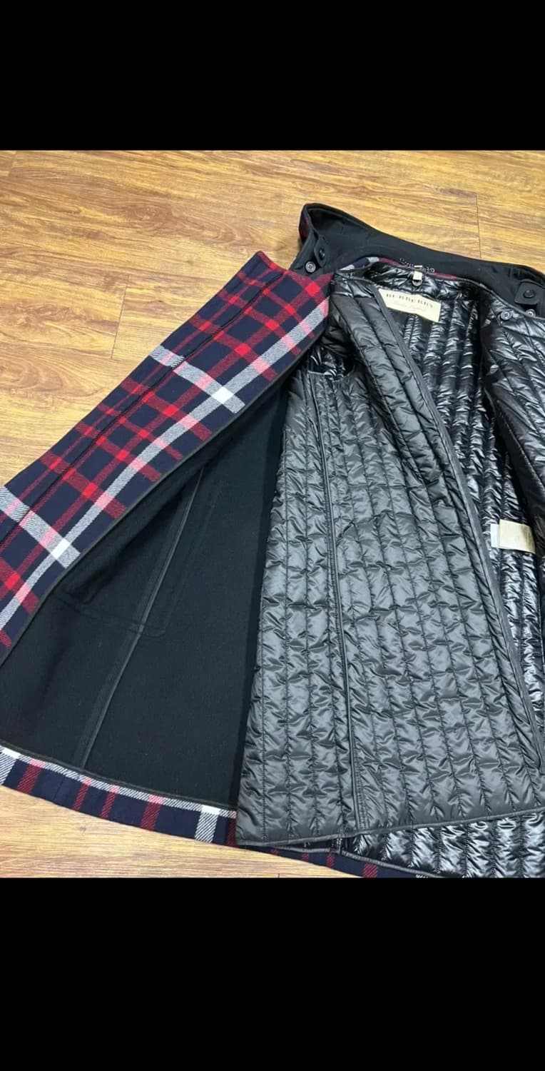 버버리 타탄체크 더플코트 상품이미지5