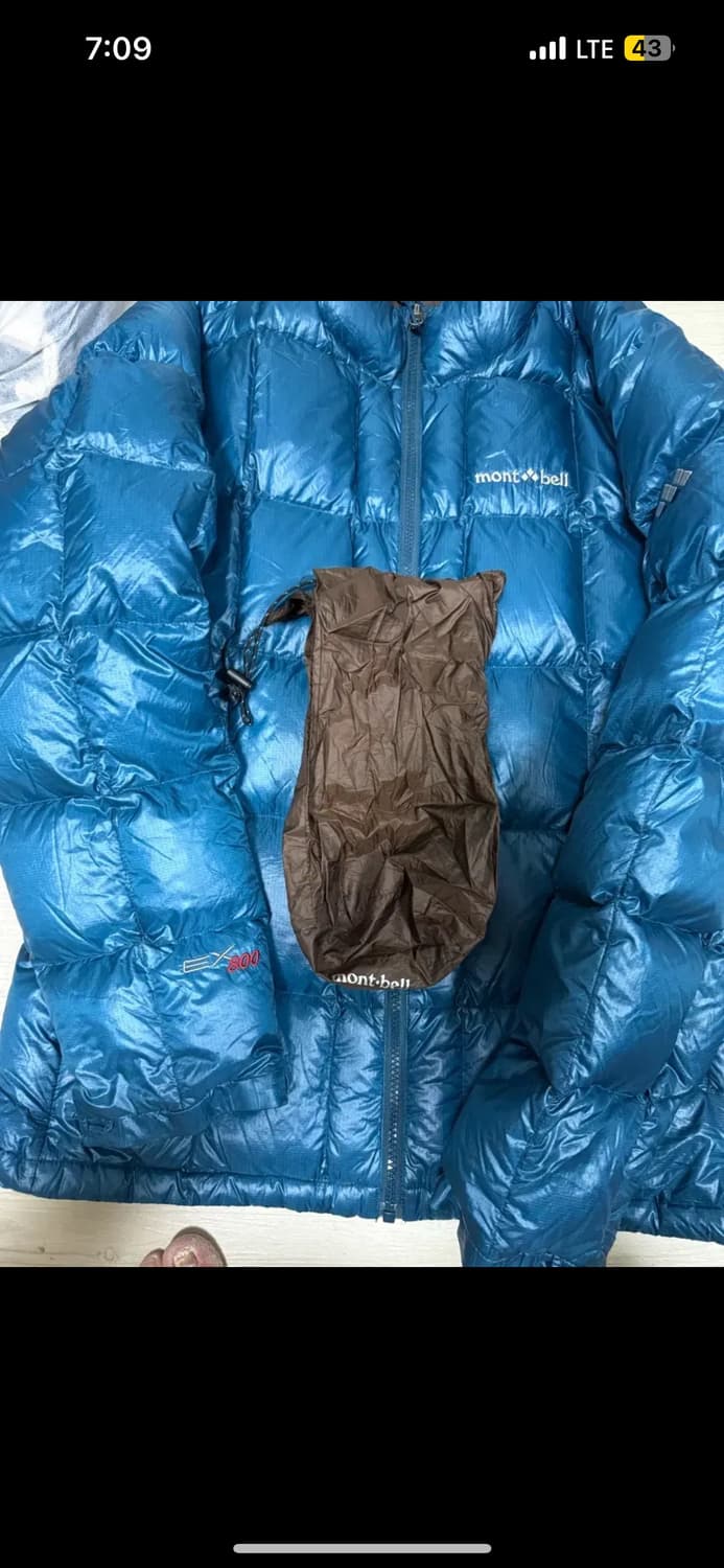 몽벨경량패딩 ex800 2xl 상품이미지5