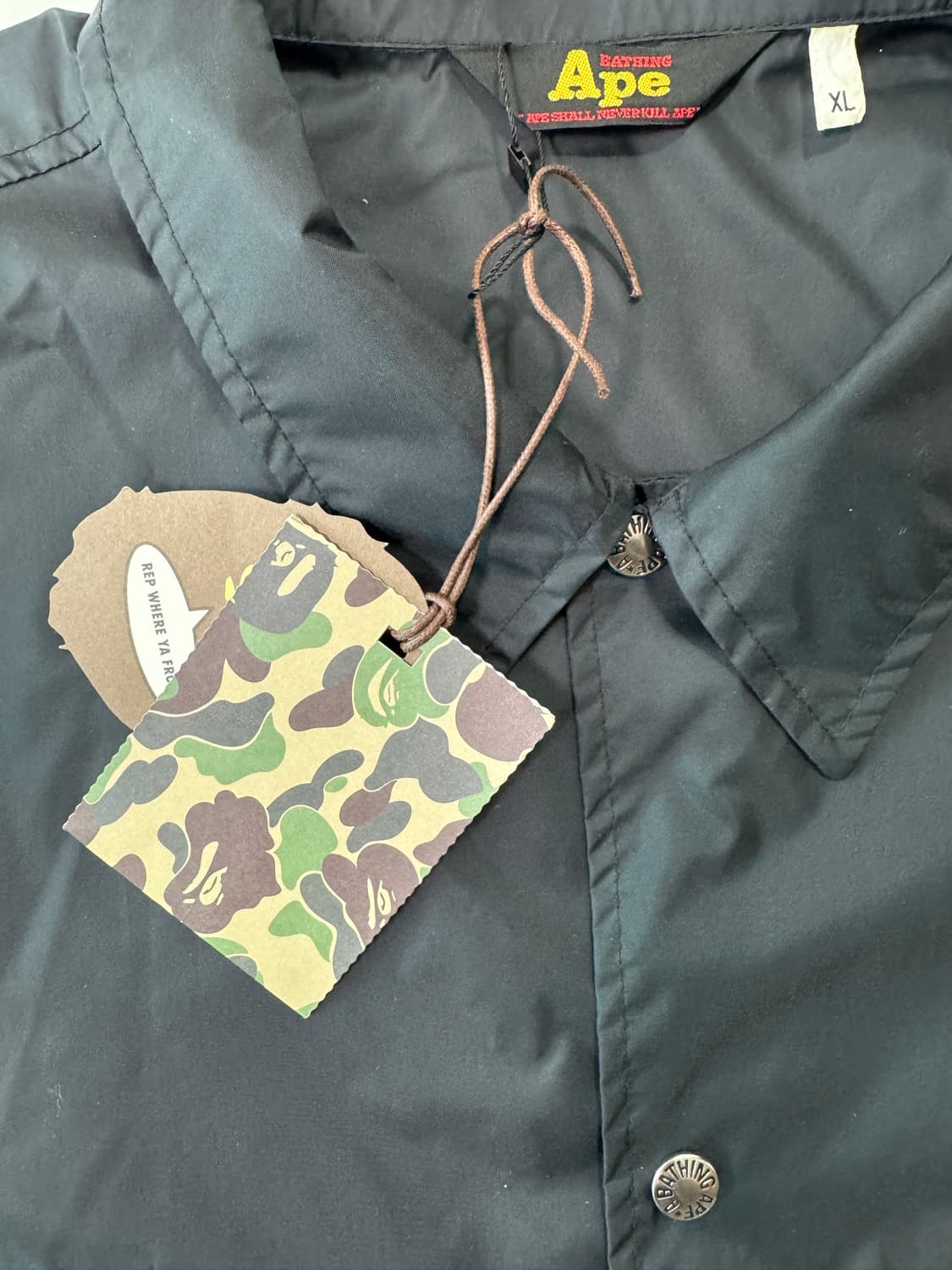 베이프(BAPE) NOWHERE 10주년 코치자켓 XL 상품이미지5