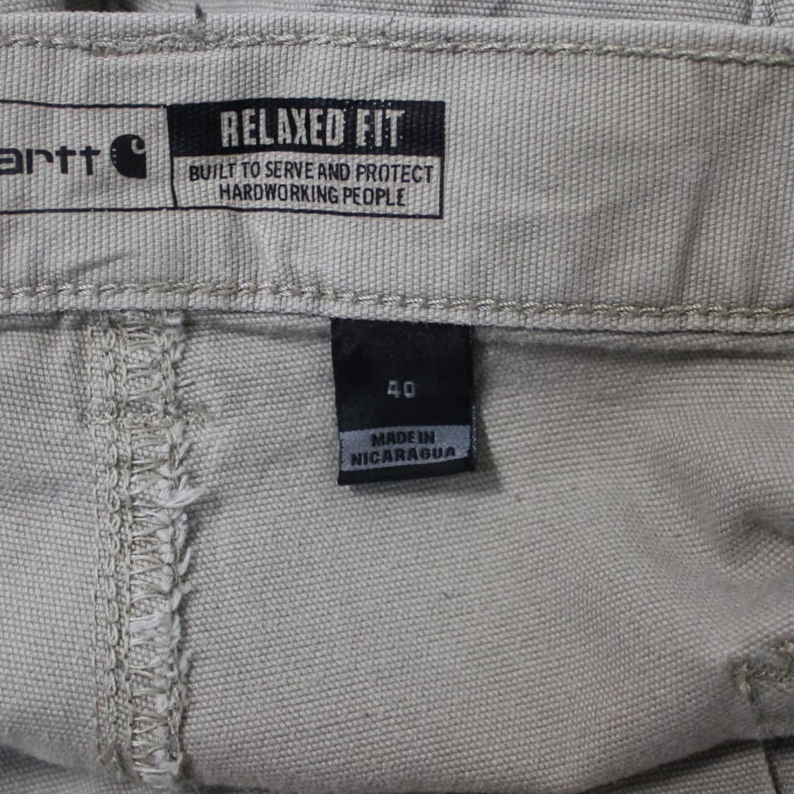Carhartt 칼하트 아이보리 워크 팬츠  상품이미지5