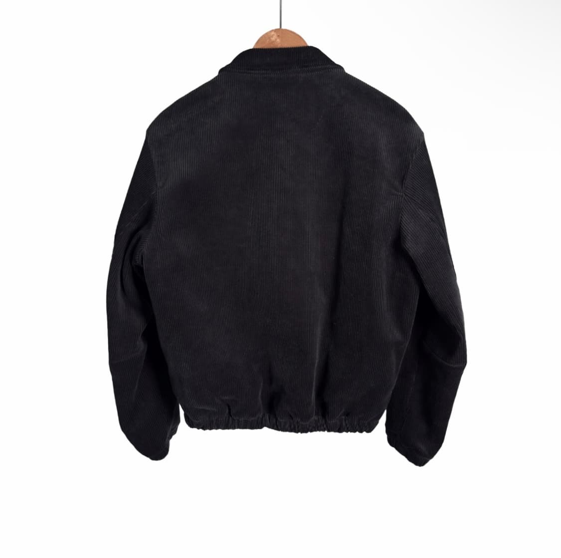 [M] STU 에스티유 남성 스트랩 코듀로이 블루종 자켓 블랙 상품이미지2