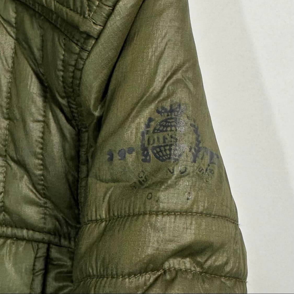 디젤 카키 바이커 자켓 상품이미지6