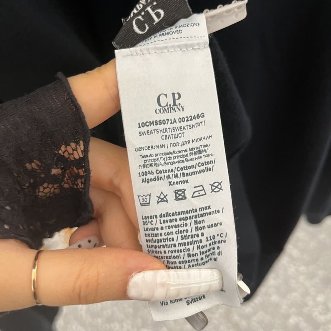 씨피컴퍼니 빈티지 모던시크 캐주얼 롱슬리브 맨투맨 L C10961 상품이미지7